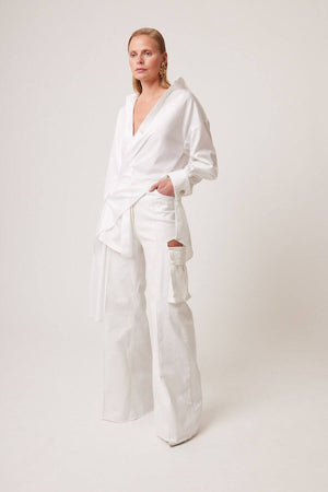 Camisa oversize blanca UGGA Sandra Weil