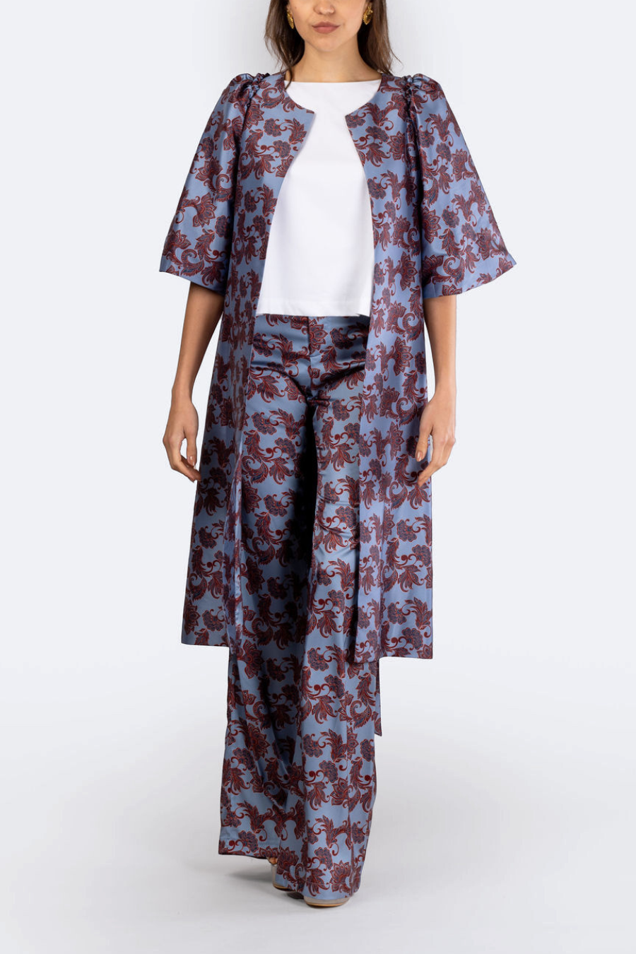 ABRIGO GABARDINA AZUL