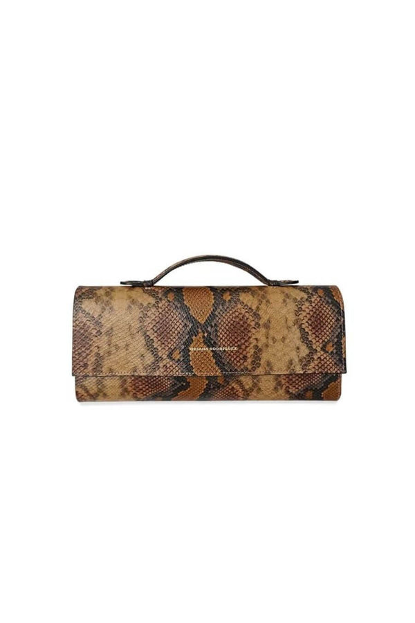 Bolso baguette print serpiente UGGA Oriana Rodríguez