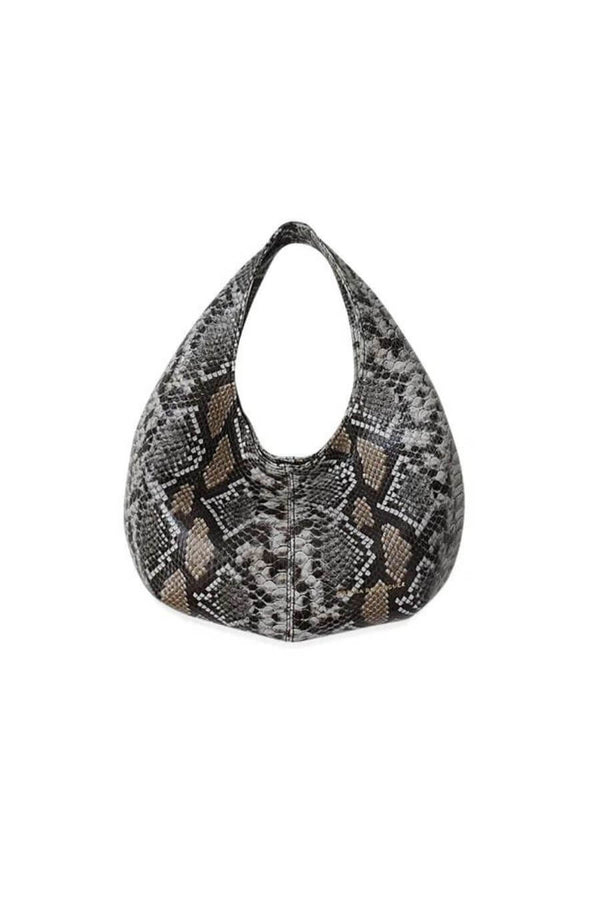 Bolso media luna estampado serpiente UGGA Oriana Rodríguez