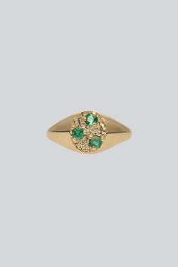 ANILLO TEXTURED SIGNET