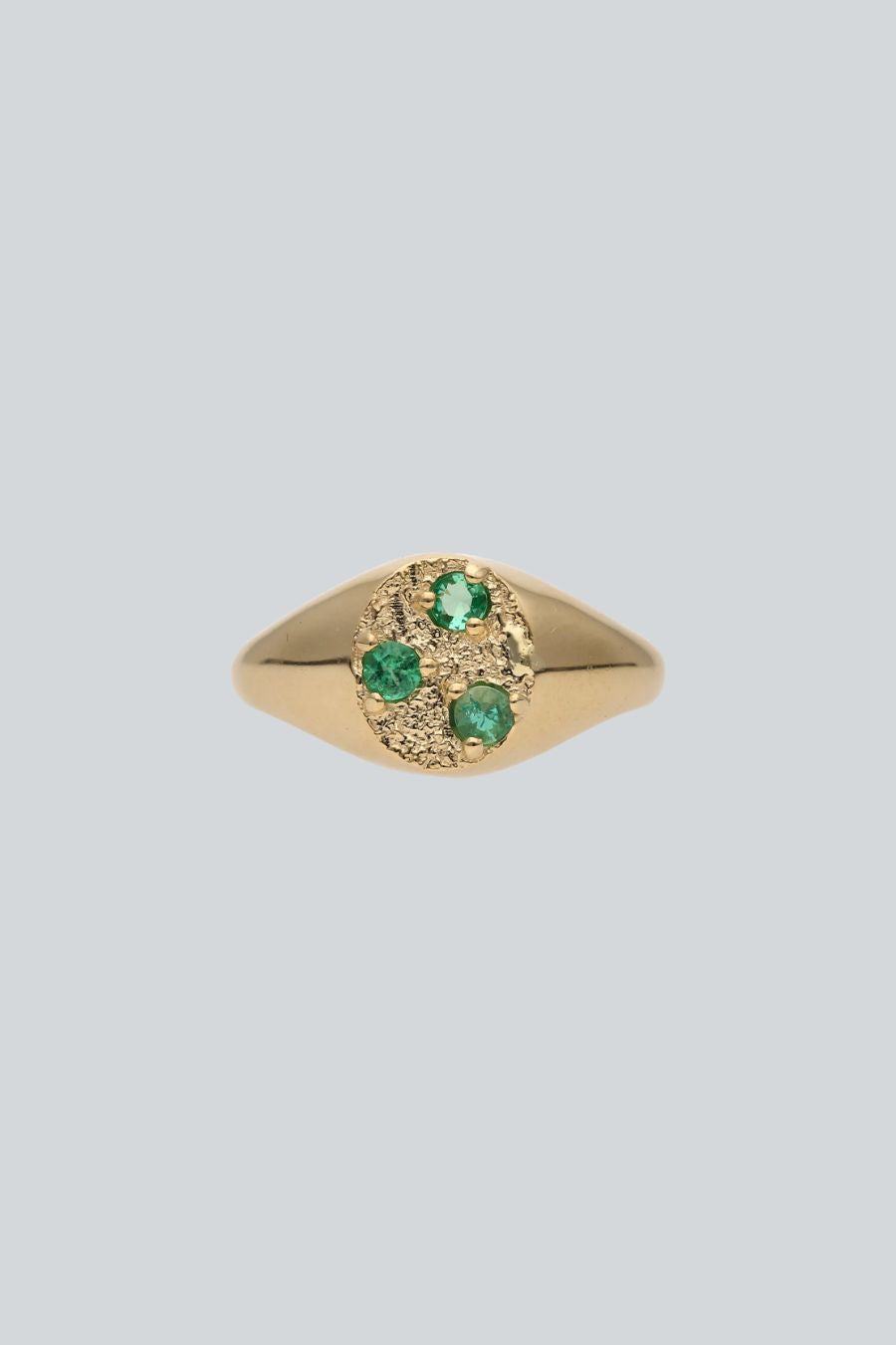 ANILLO TEXTURED SIGNET