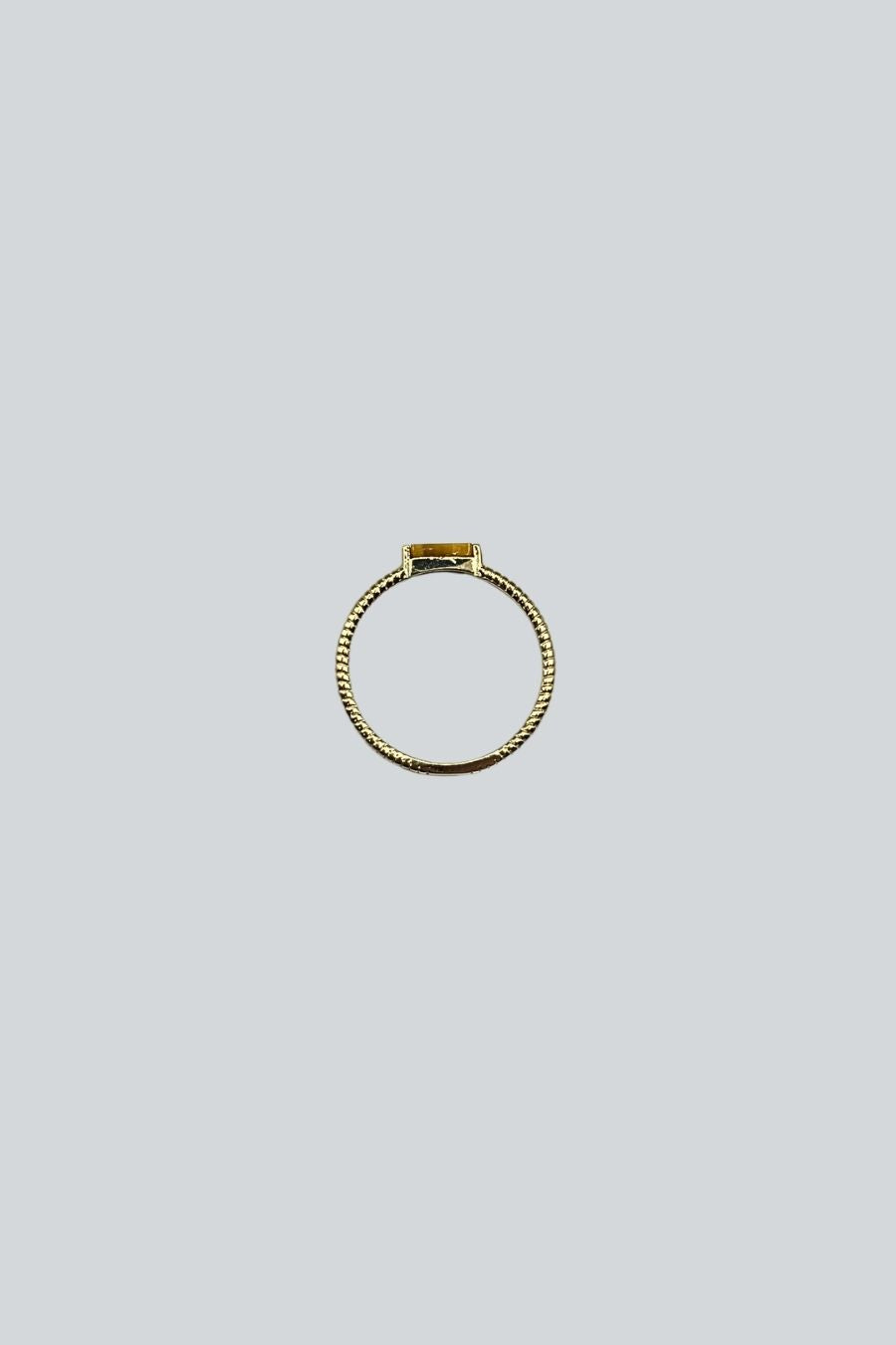 ANILLO THIN LAPIS ZIRCONIA DORADA