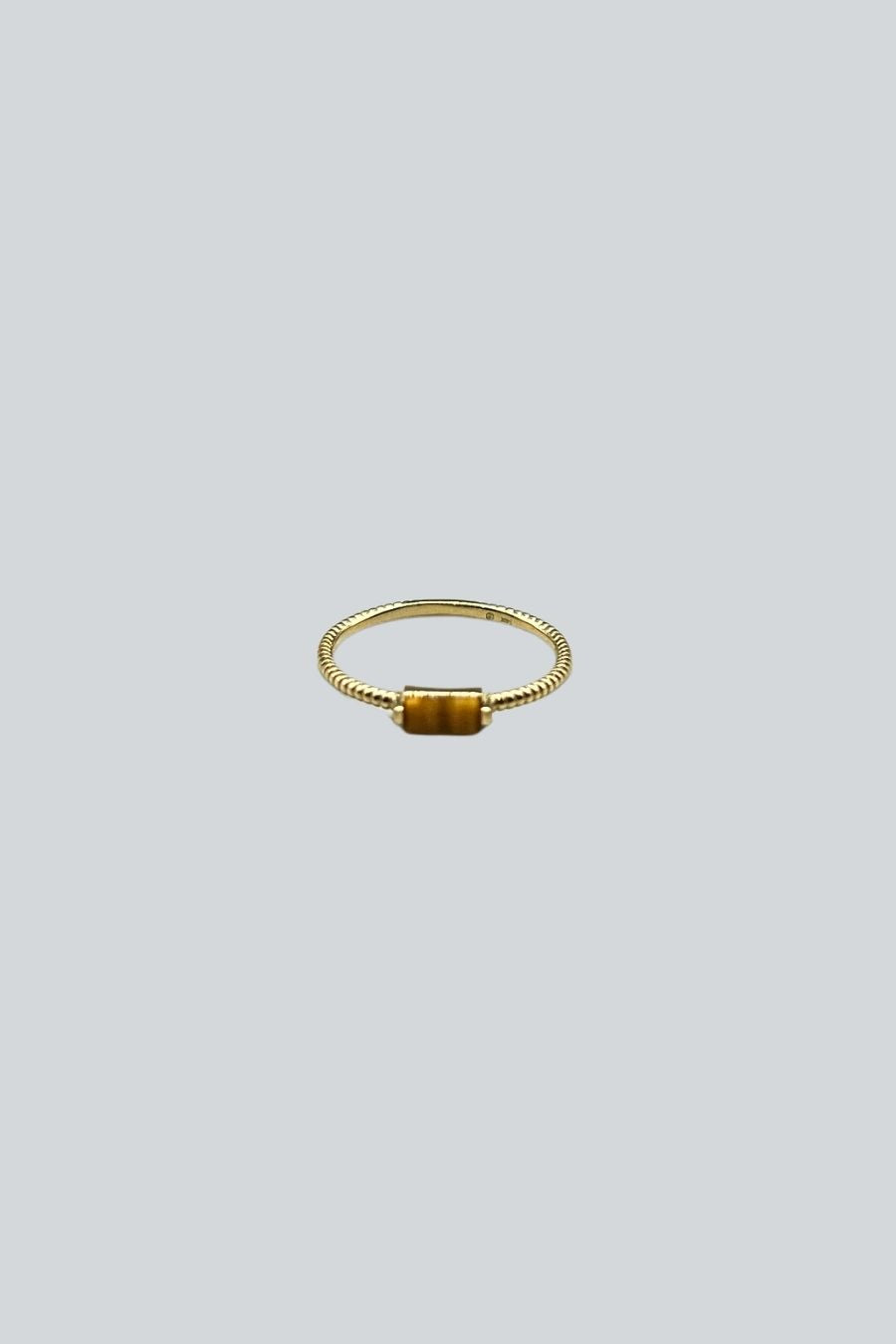 ANILLO THIN LAPIS ZIRCONIA DORADA