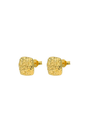 Aretes oro de 14k con textura UGGA Juliet Aurel