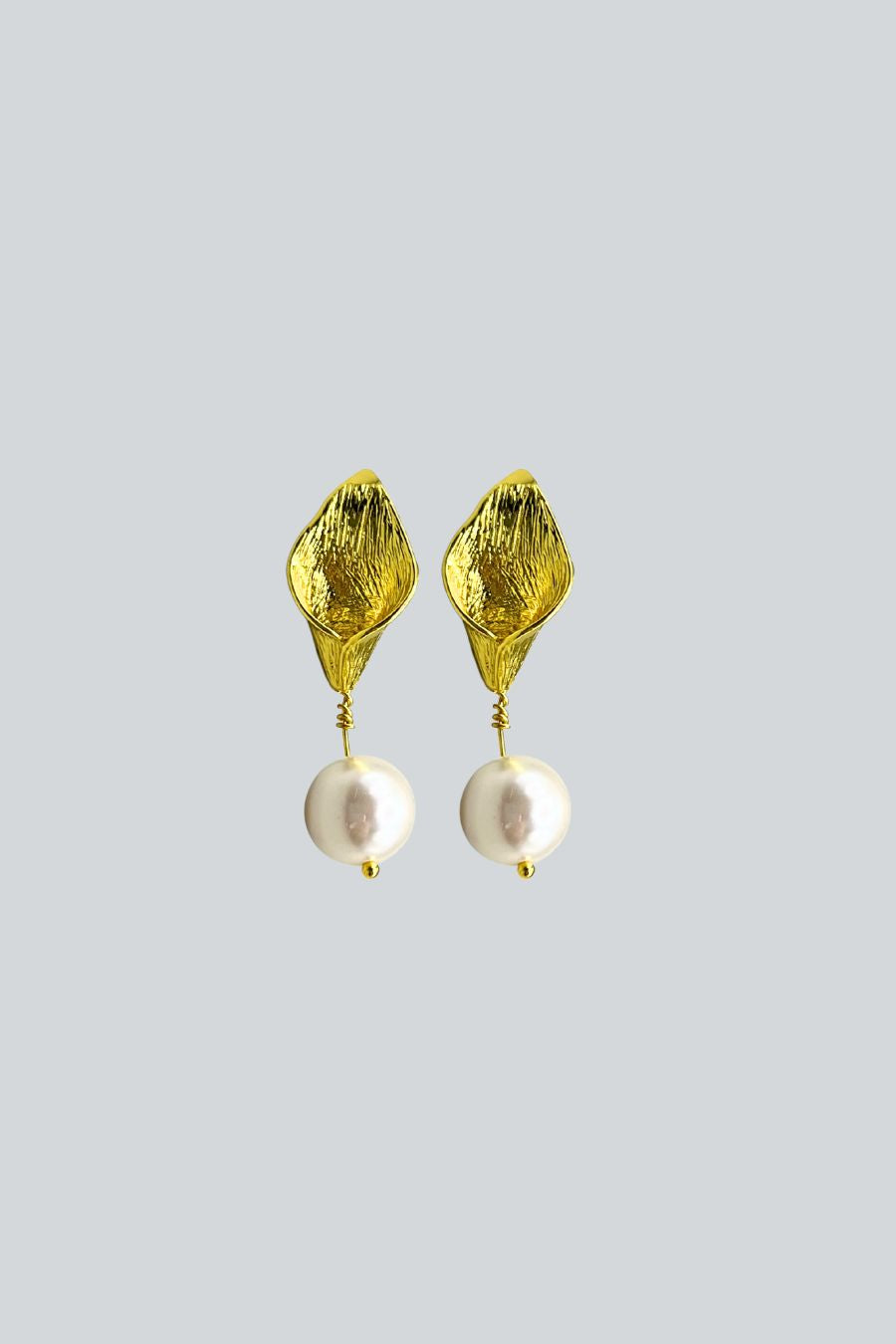 aretes de plata con chapa de oro con piedras naturales