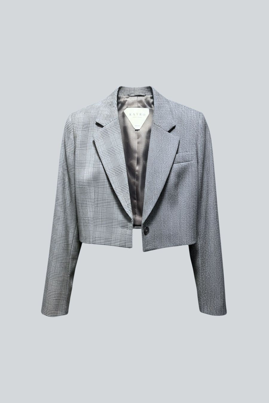 BLAZER BORDEAUX CROPPED