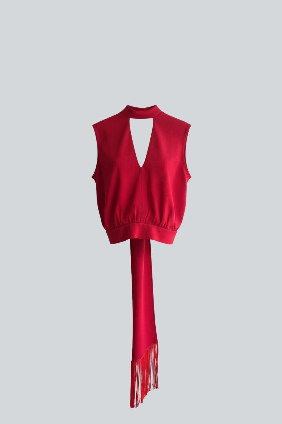 BLUSA CAUDA CON TIRAS