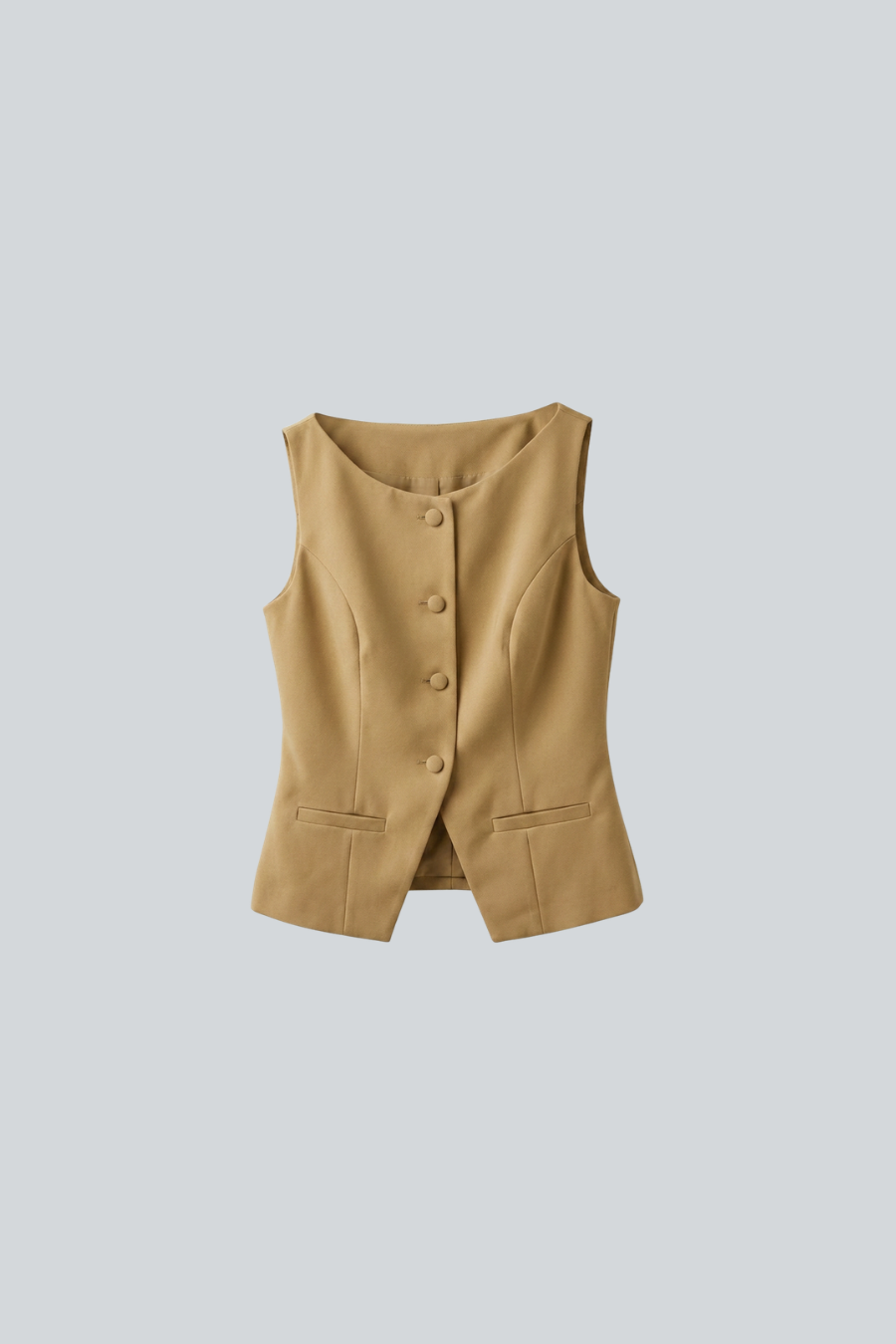 CHALECO TAUPE