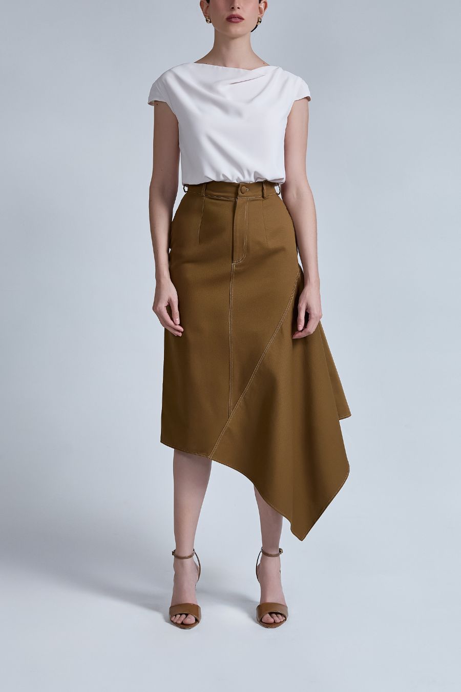 FALDA NOSTALGIA MARRON