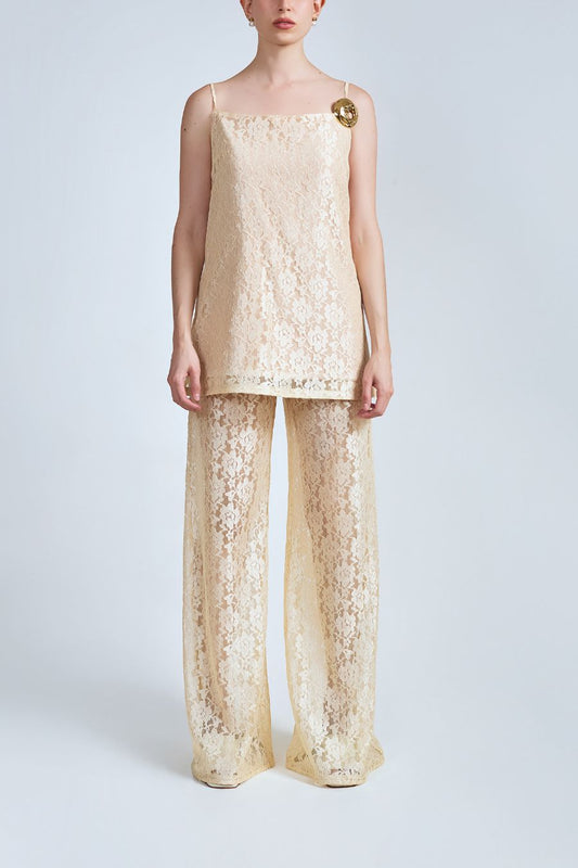 BLUSA ENCAJE CON FONDO