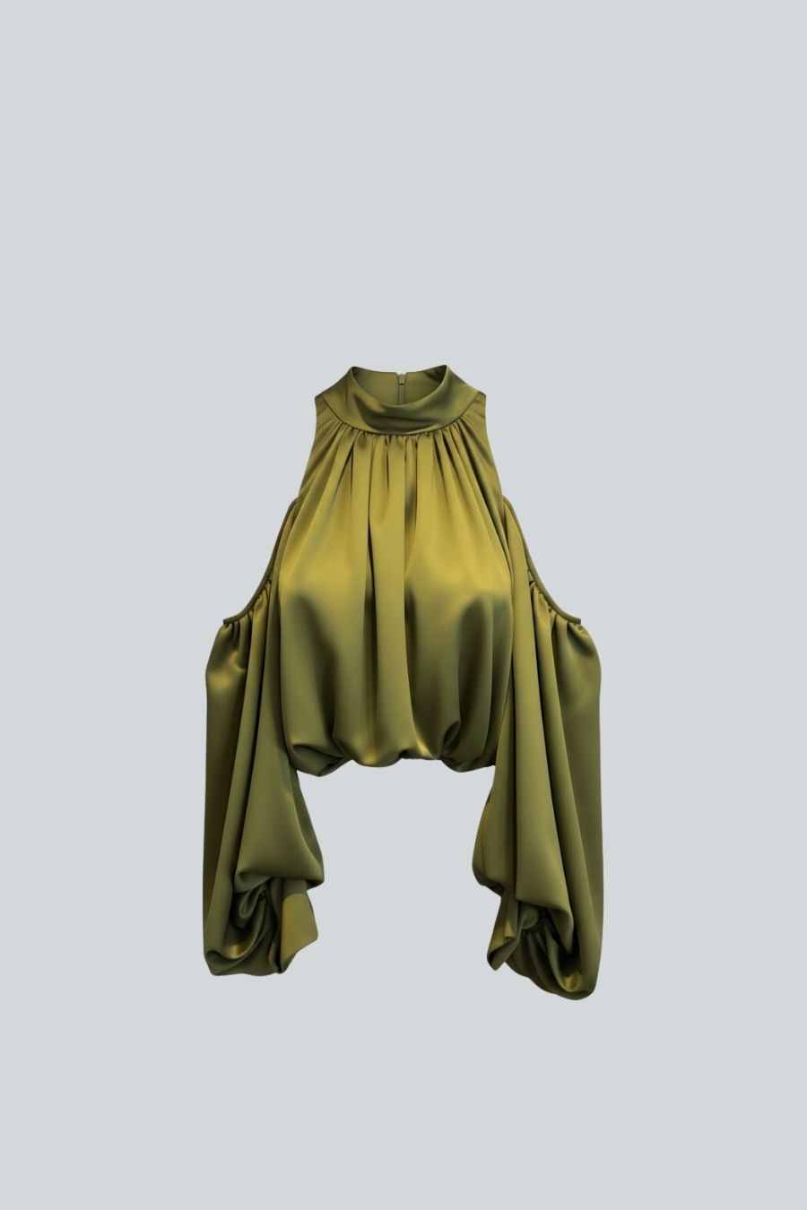 BLUSA GLOBO OLIVO