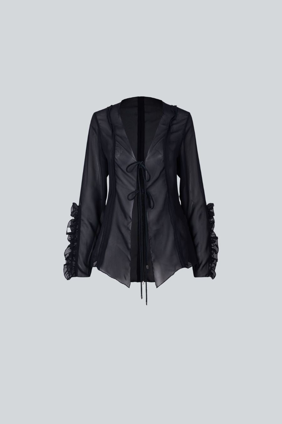 BLUSA LAZO NEGRA