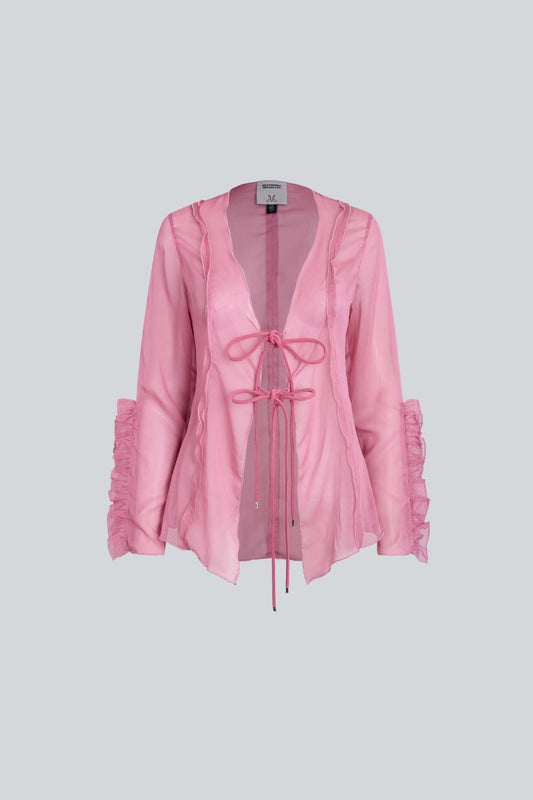 BLUSA LAZO ROSA