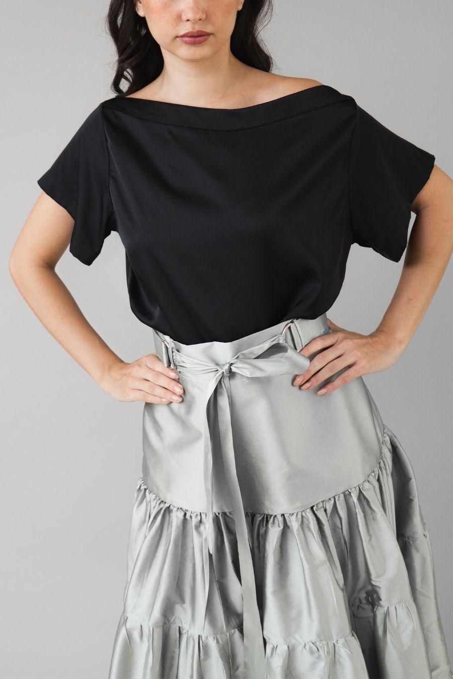 BLUSA ORPHEE BLOUSE NEGRO