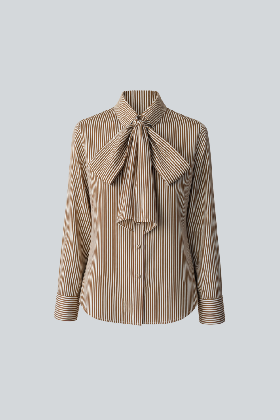 Blusa Expansión de Anirash, blusa de manga larga con lazo en el cuello