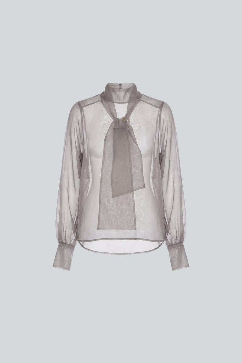 BLUSA MOÑO CUELLO