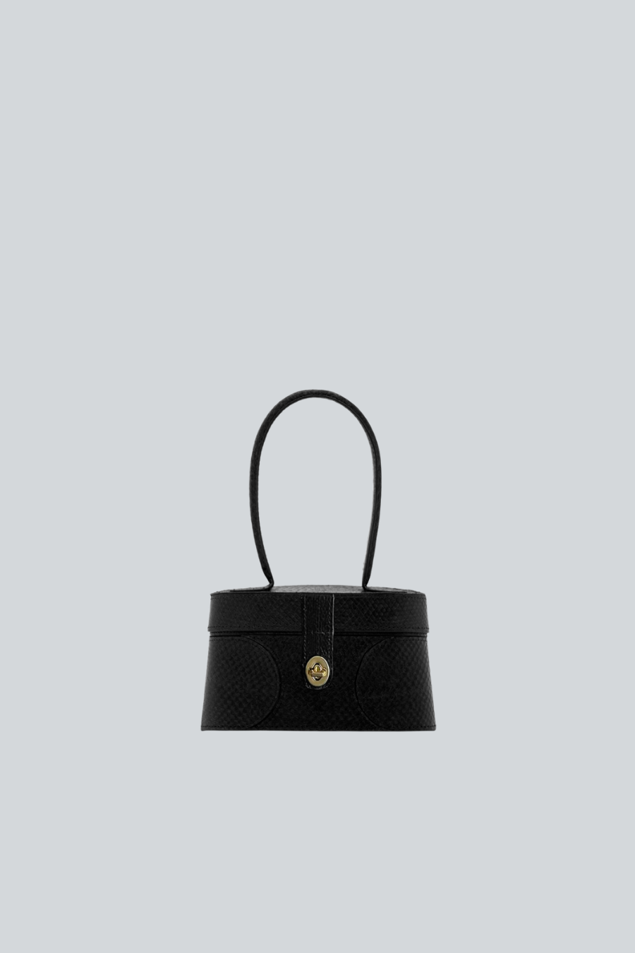 Bolso estructurado de Carduma en piel de trucha con asa corta