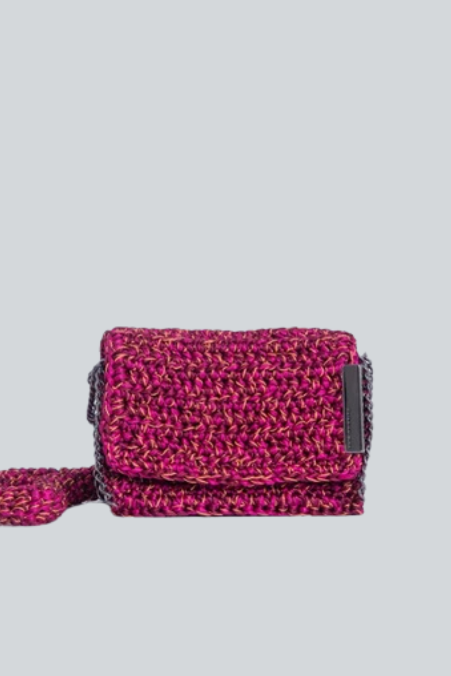 Bolso Catarina Mina tejido color rosa