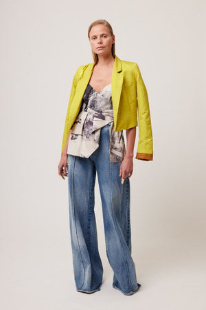 Blazer corto amarillo UGGA Sandra Weil