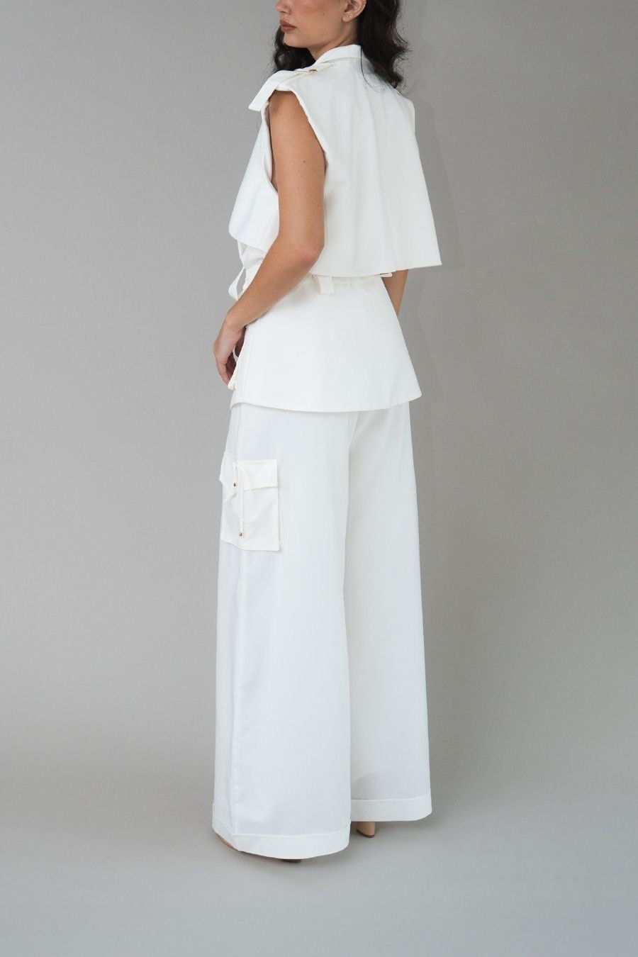 CHALECO MELENNE VEST BLANCO