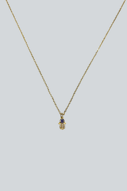 COLLAR HAMSA TURQUESA