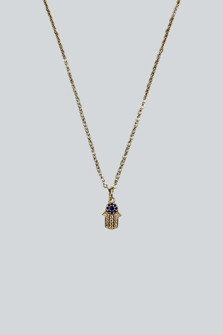 COLLAR HAMSA ZIRCONIAS