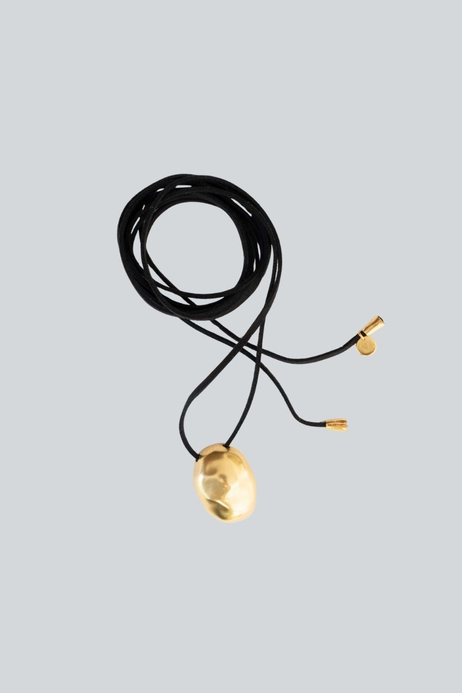 COLLAR LEATHER ORO
