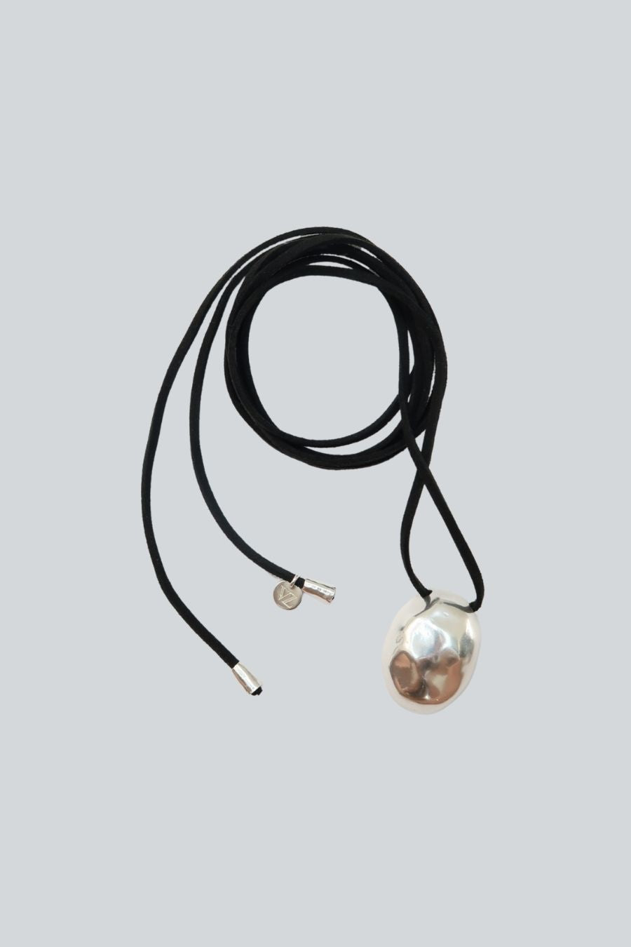 COLLAR LEATHER PLATA