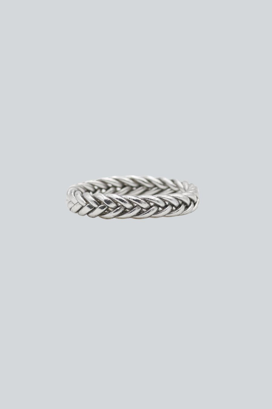 BRAZALETE DARK ANTIQUE BRAID PLATA