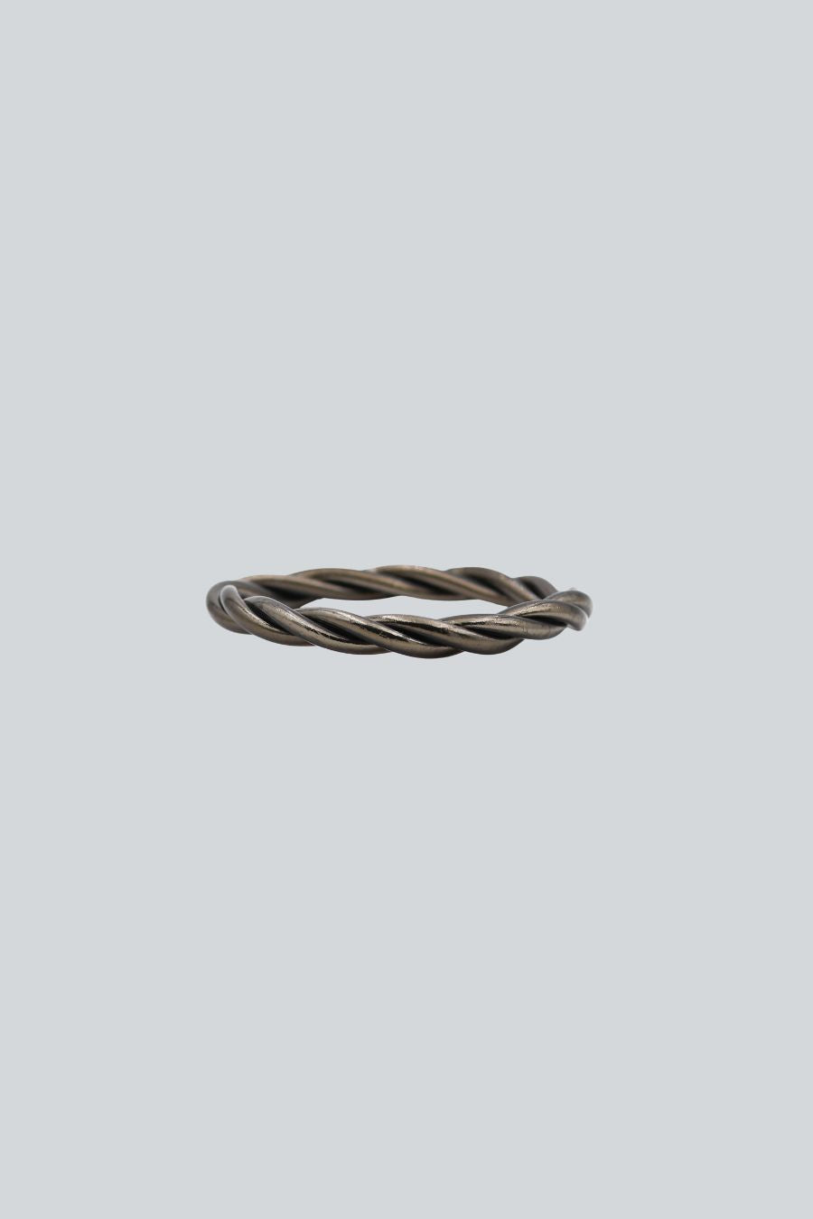 BRAZALETE DARK ANTIQUE TWIST PLATA