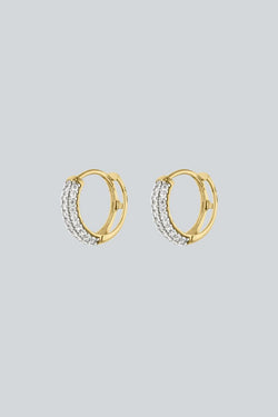 ARETES DECO CARRÉ HUGGIES