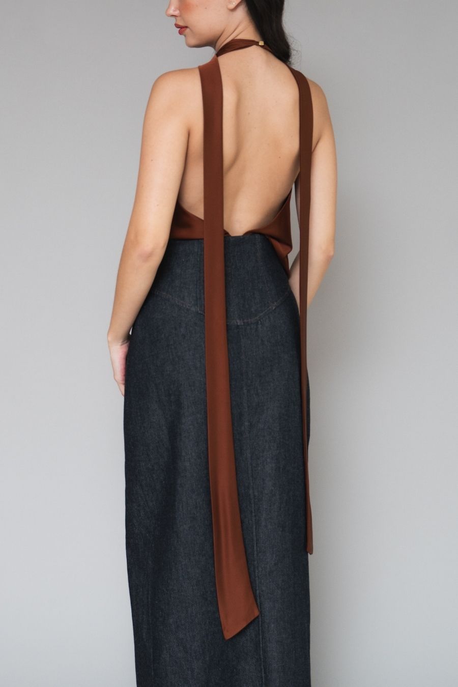 BLUSA LUNARA MARRÓN