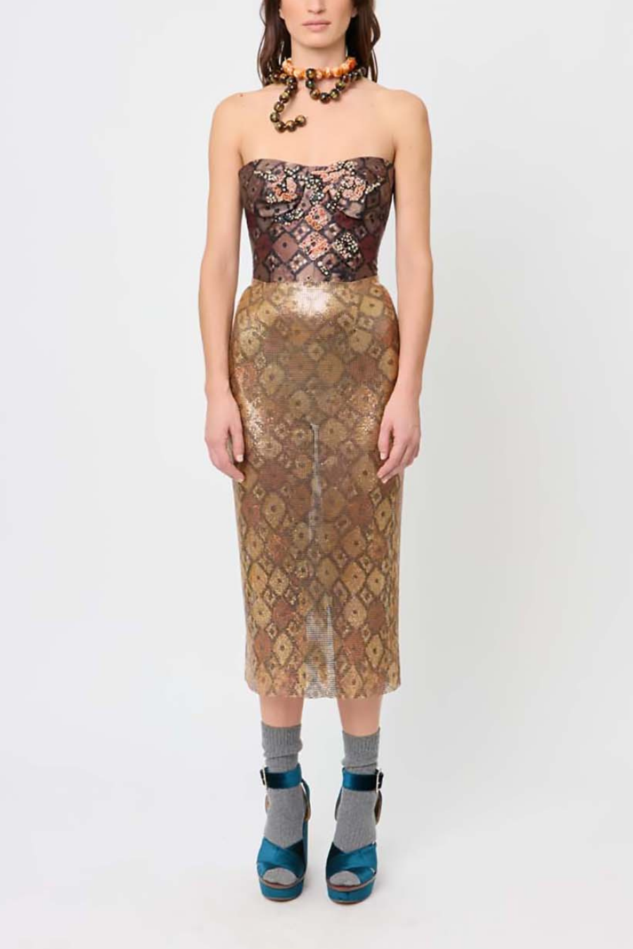 FALDA MIDI FORTUNE