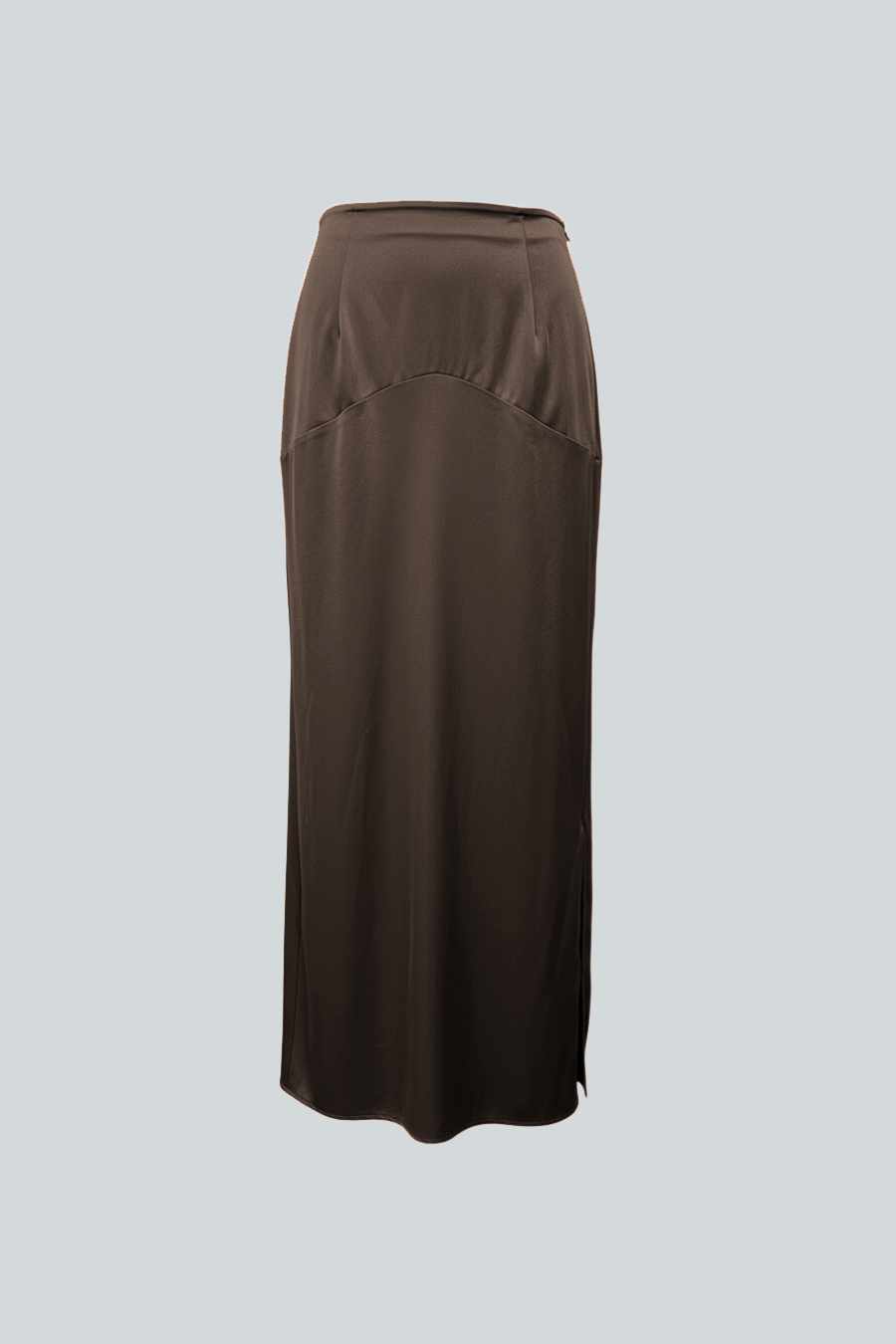 FALDA MIDI CARLOTA CHOCOLATE