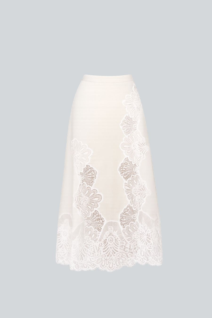FALDA MIDI SALOME NATURAL