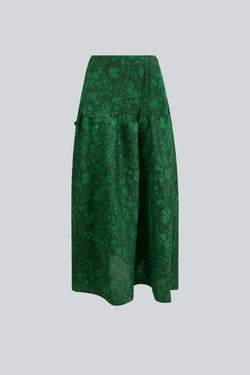 Falda verde Corta