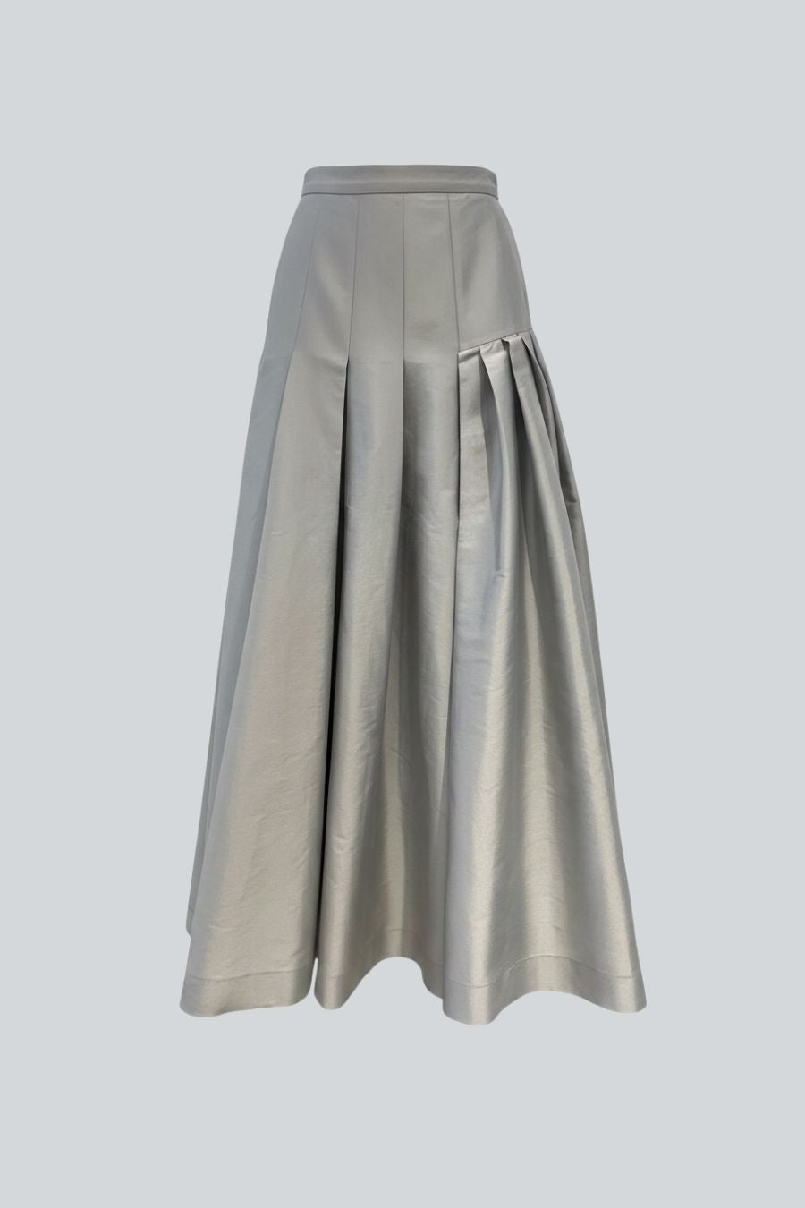 FALDA MIDI PLATA