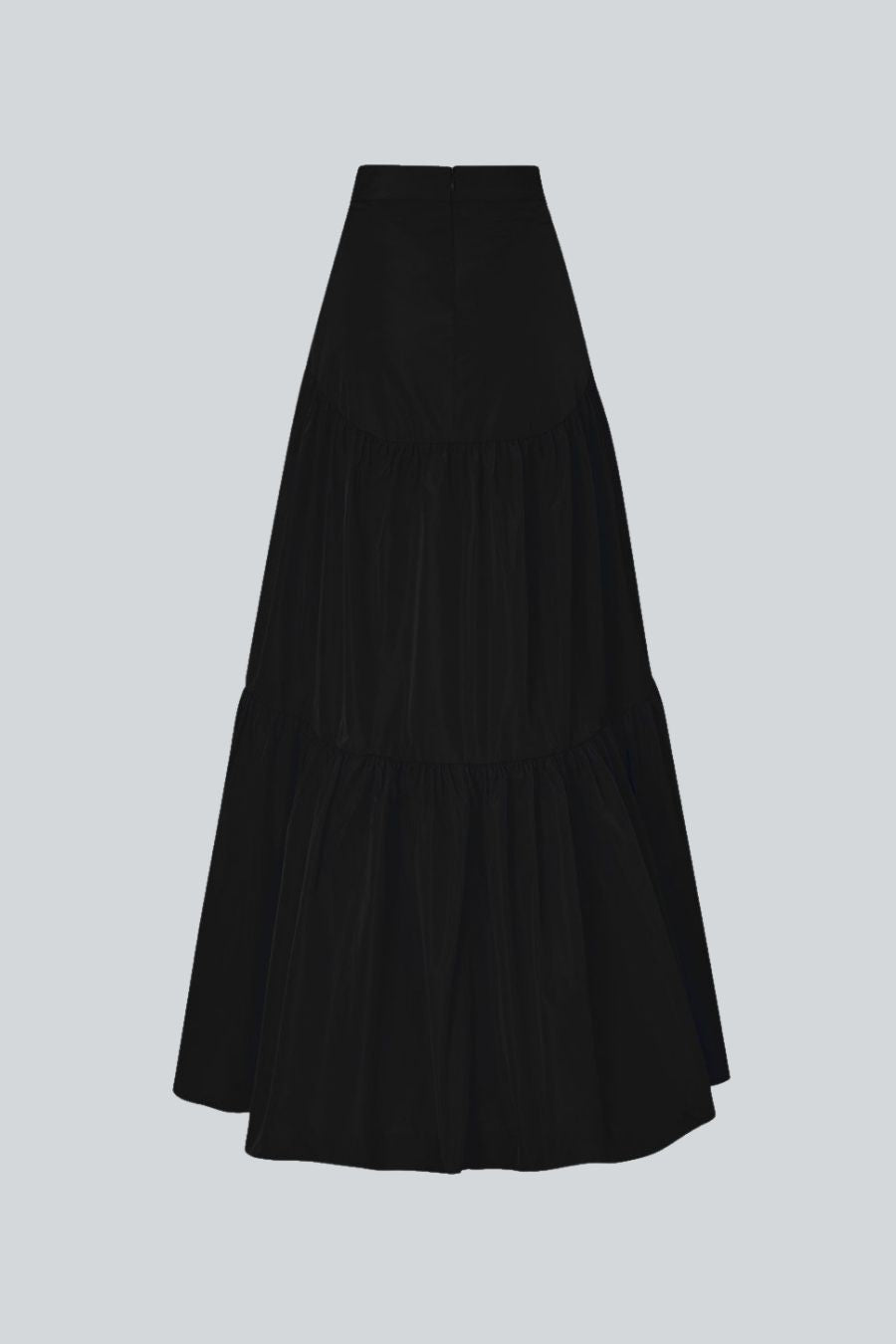 Falda larga a la cintura con vuelo 