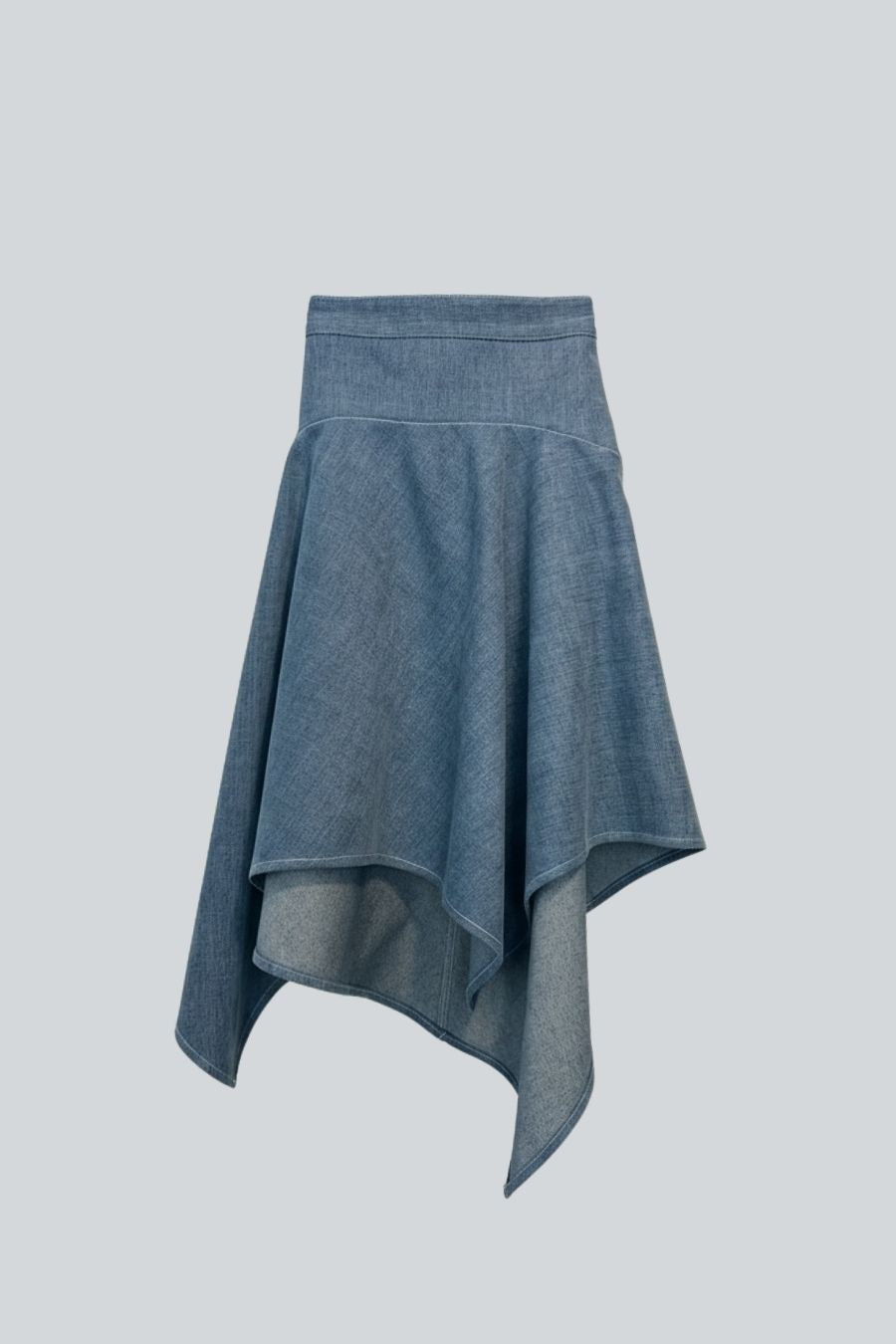 FALDA CORTA VERTICE DENIM