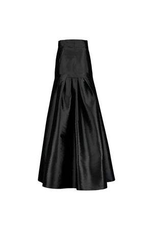 Falda negra plisada Sandra Weil Ugga