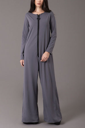 Jumpsuit gris cremallera gigante UGGA Mala