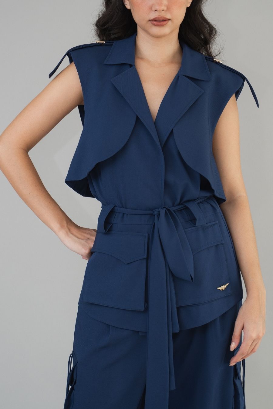 CHALECO MELENNE VEST AZUL