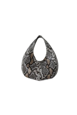 Bolso media luna estampado serpiente UGGA Oriana Rodríguez