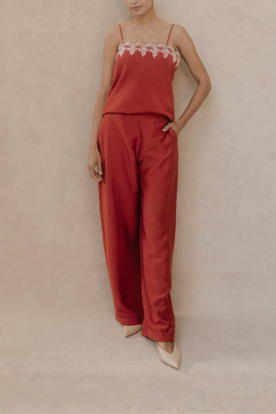 PANTALON AURELIE TERRACOTA