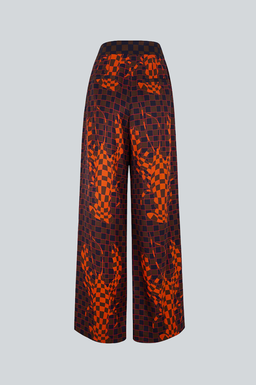 Pantalón de pierna amplia en viscosa de Sandra Weil.  