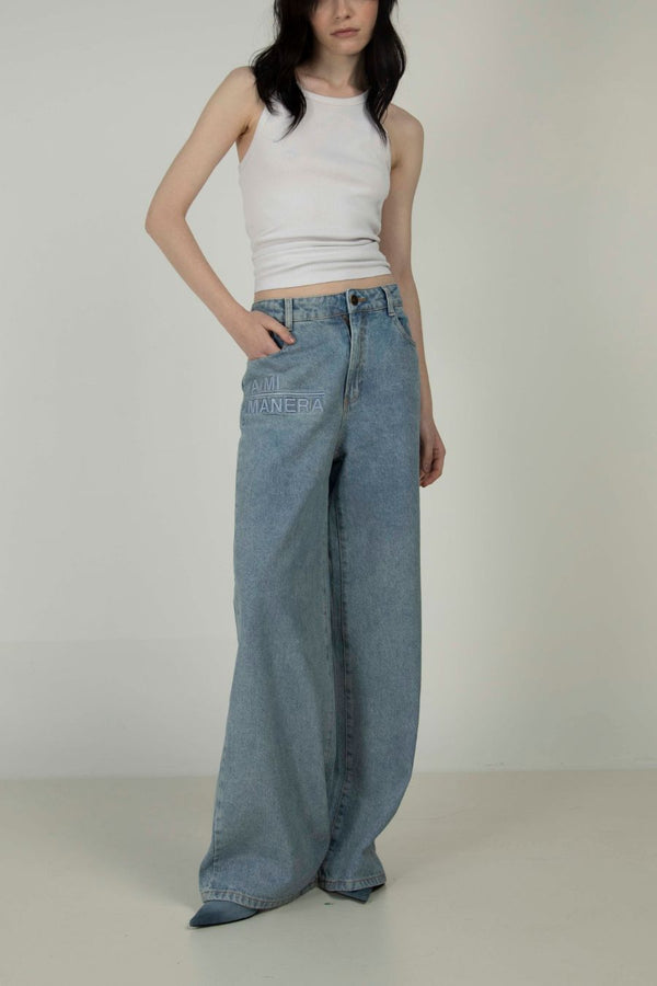 Pantalon pierna ancha denim UGGA Modalab