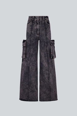 PANTALÓN DENIM PALAZZO