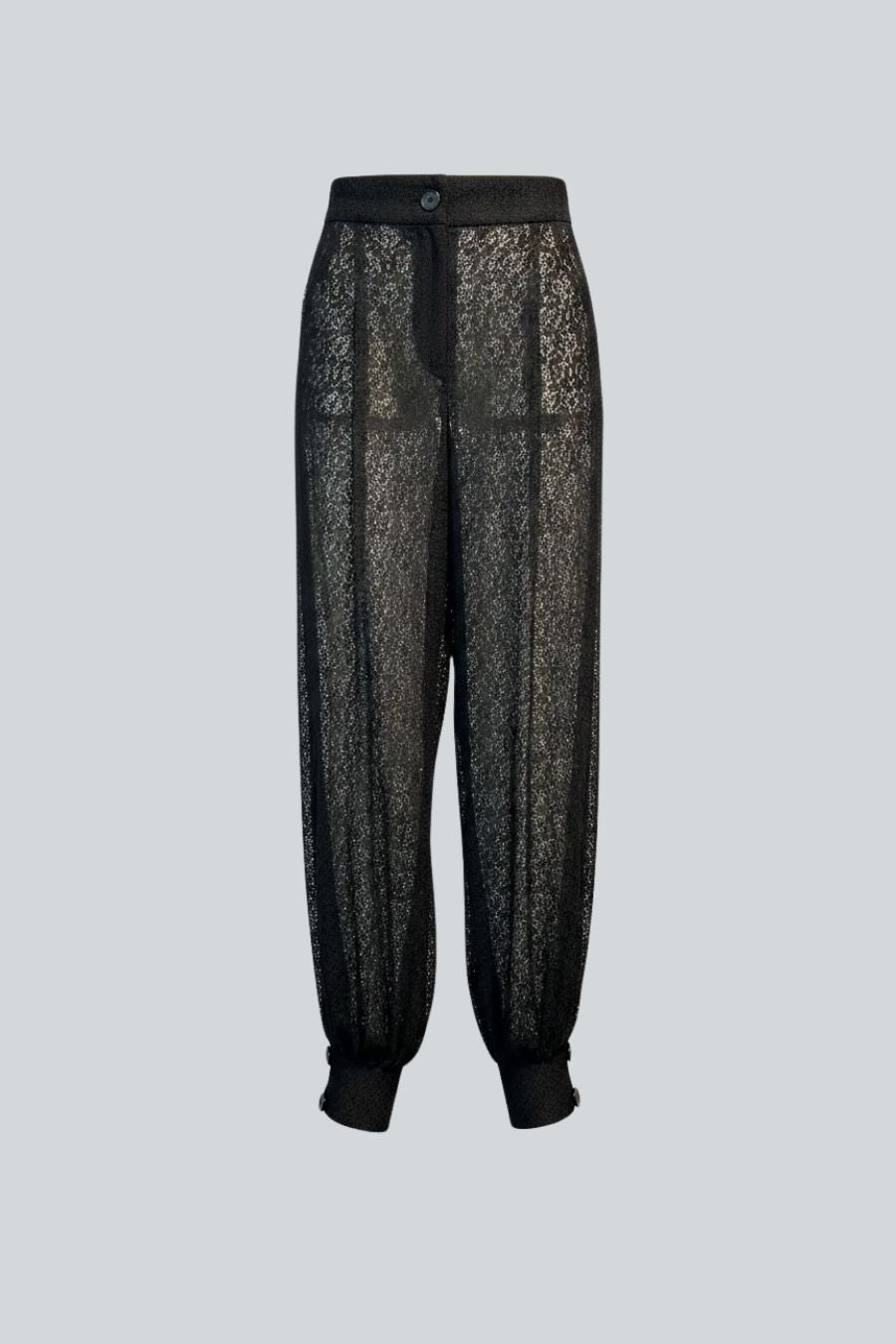 PANTALON GLOBO ENCAJE