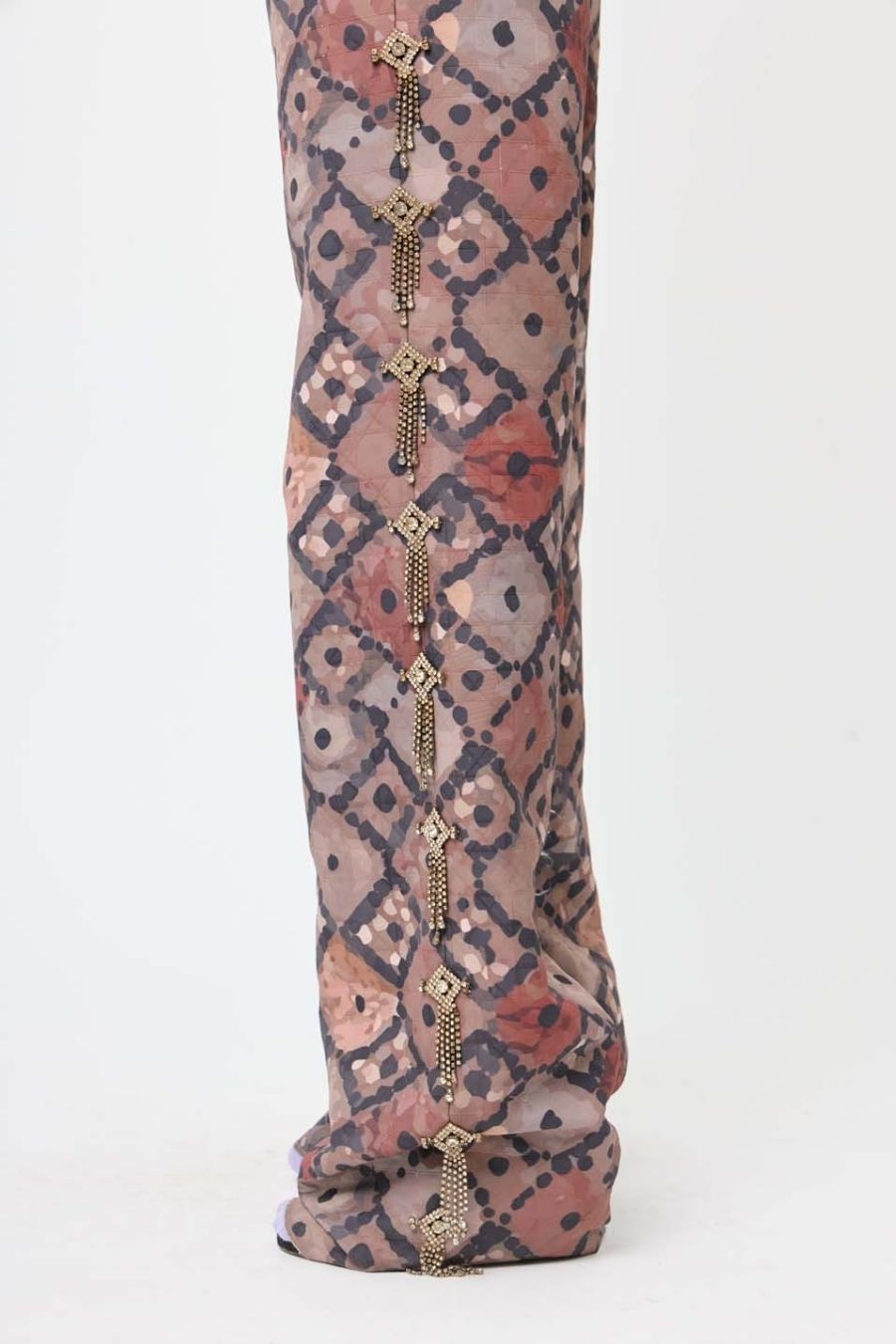 Pantalón de corte recto a la cintura